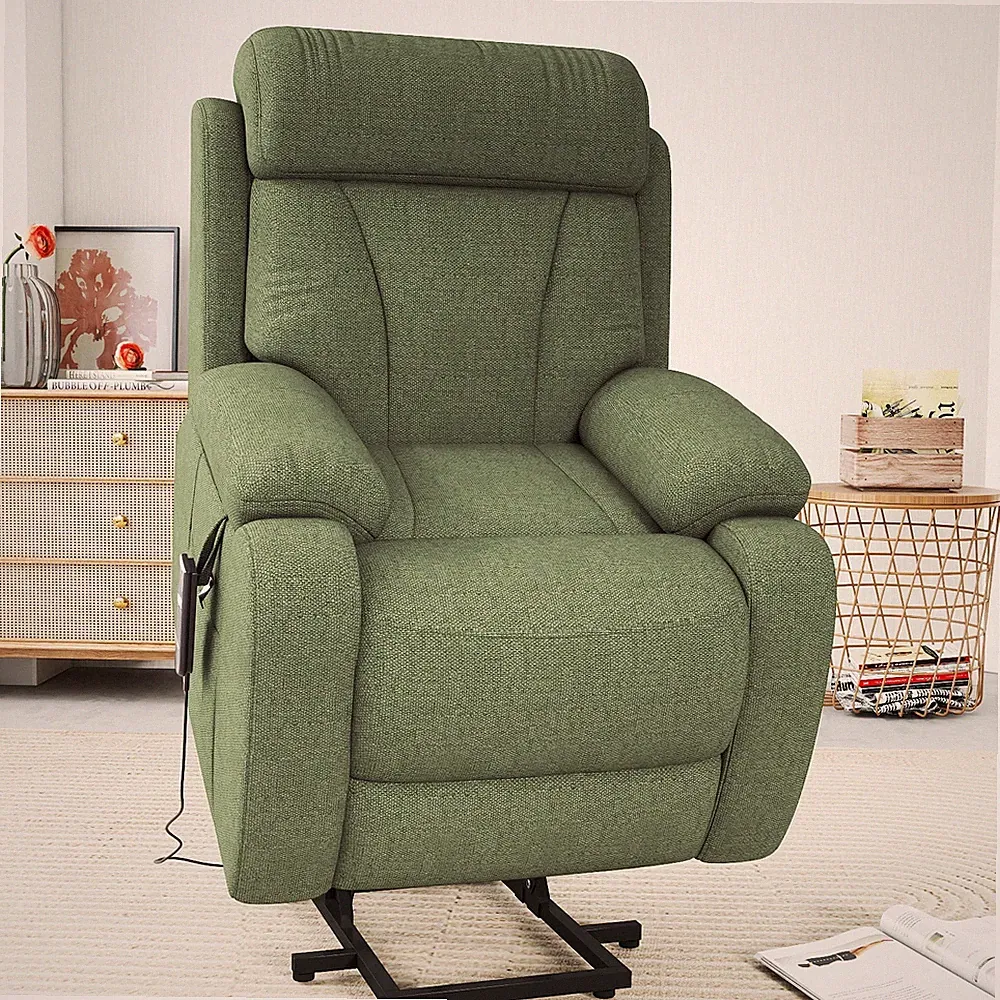Power Lift Recliner Chair for Elderly Senior Electric Reclining Sofa Side Pocket